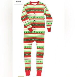 Lazy One Special Delivery Holiday Flapjack XL Adult Onesie Pajamas w. Butt Flap
